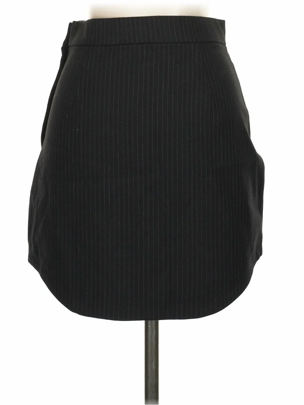 NWT Zara Black Pinstripe Mini Skirt XS